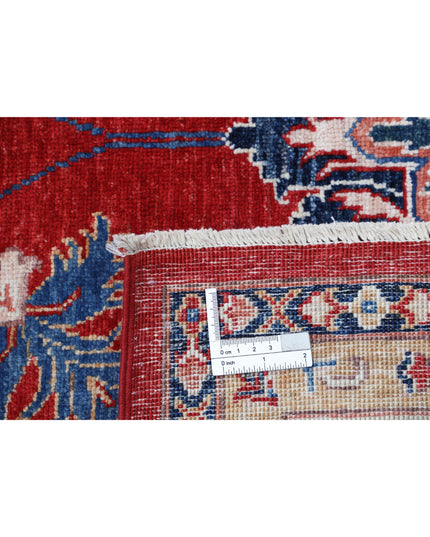 Ziegler 6' 6" X 9' 4" Hand Knotted Wool Rug 6' 6" X 9' 4" (198 X 284) / Red / Wool