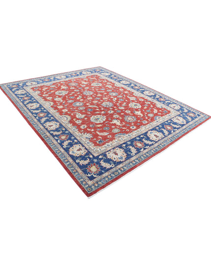 Ziegler 8' 4" X 10' 0" Hand Knotted Wool Rug 8' 4" X 10' 0" (254 X 305) / Red / Wool