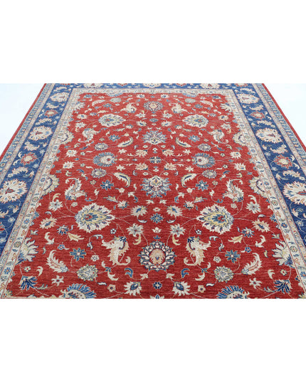 Ziegler 8' 4" X 10' 0" Hand Knotted Wool Rug 8' 4" X 10' 0" (254 X 305) / Red / Wool