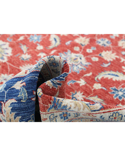 Ziegler 8' 4" X 10' 0" Hand Knotted Wool Rug 8' 4" X 10' 0" (254 X 305) / Red / Wool