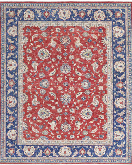 Ziegler 8' 4" X 10' 0" Hand Knotted Wool Rug 8' 4" X 10' 0" (254 X 305) / Red / Wool