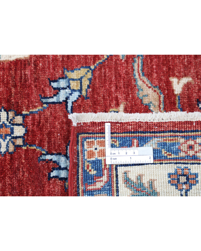 Ziegler 4' 10" X 6' 9" Hand Knotted Wool Rug 4' 10" X 6' 9" (147 X 206) / Red / Wool
