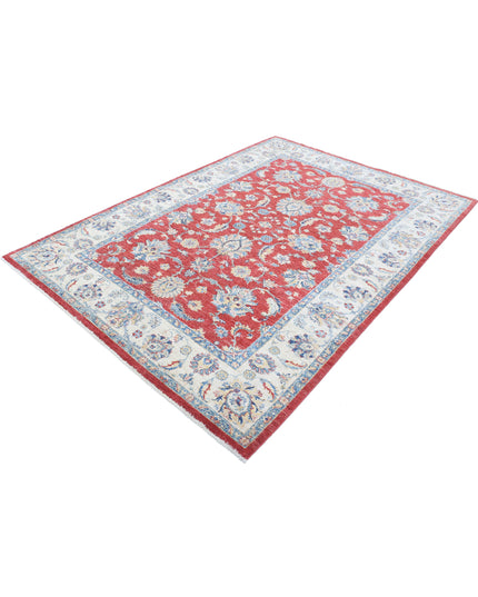 Ziegler 5' 7" X 7' 11" Hand Knotted Wool Rug 5' 7" X 7' 11" (170 X 241) / Red / Wool