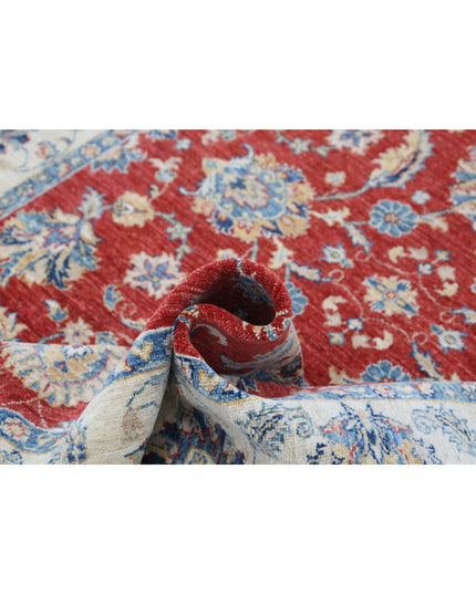 Ziegler 5' 7" X 7' 11" Hand Knotted Wool Rug 5' 7" X 7' 11" (170 X 241) / Red / Wool