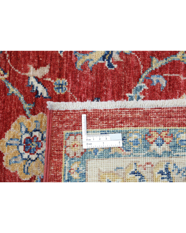 Ziegler 5' 7" X 7' 11" Hand Knotted Wool Rug 5' 7" X 7' 11" (170 X 241) / Red / Wool