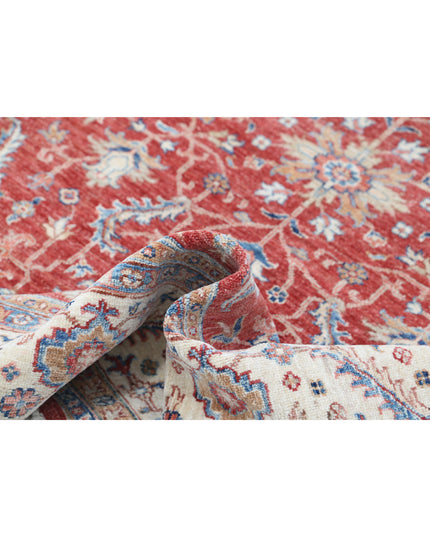 Ziegler 5' 8" X 7' 9" Hand Knotted Wool Rug 5' 8" X 7' 9" (173 X 236) / Red / Wool