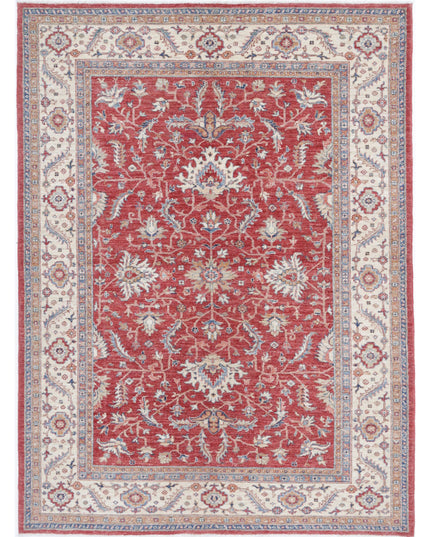 Ziegler 5' 8" X 7' 9" Hand Knotted Wool Rug 5' 8" X 7' 9" (173 X 236) / Red / Wool