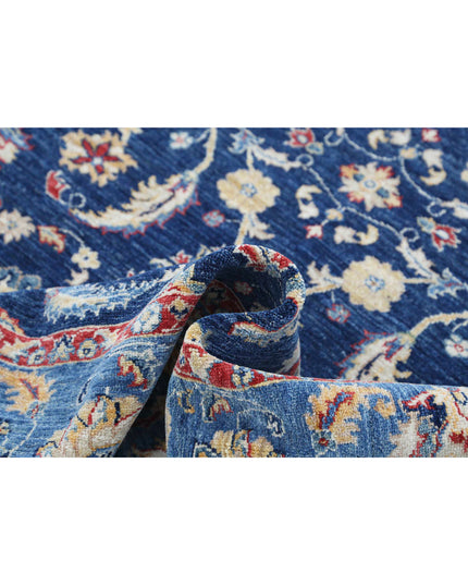 Ziegler 5' 6" X 8' 0" Hand Knotted Wool Rug 5' 6" X 8' 0" (168 X 244) / Blue / Wool