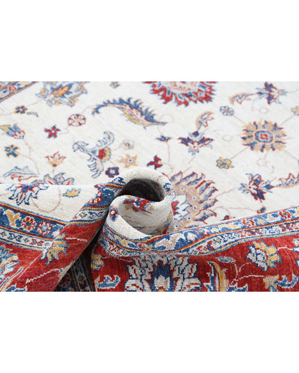 Ziegler 5' 8" X 8' 2" Hand Knotted Wool Rug 5' 8" X 8' 2" (173 X 249) / Ivory / Wool