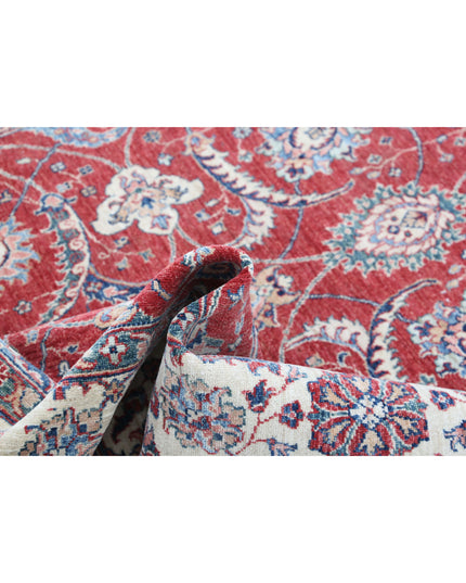 Ziegler 5' 4" X 8' 0" Hand Knotted Wool Rug 5' 4" X 8' 0" (162 X 244) / Red / Wool