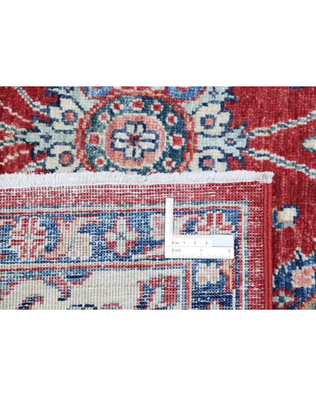 Ziegler 5' 4" X 8' 0" Hand Knotted Wool Rug 5' 4" X 8' 0" (162 X 244) / Red / Wool