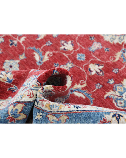 Ziegler 5' 6" X 7' 6" Hand Knotted Wool Rug 5' 6" X 7' 6" (168 X 229) / Red / Wool