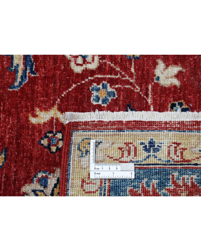 Ziegler 5' 6" X 7' 6" Hand Knotted Wool Rug 5' 6" X 7' 6" (168 X 229) / Red / Wool