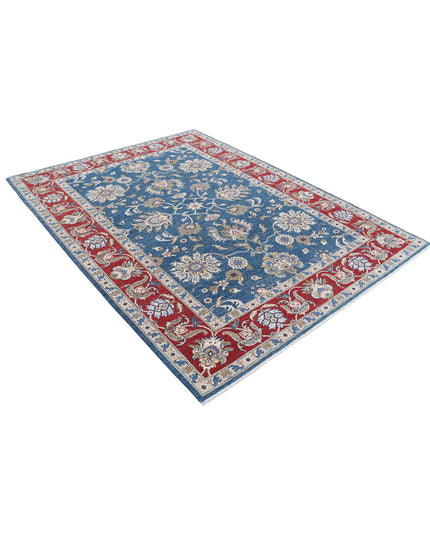 Ziegler 5' 6" X 8' 2" Hand Knotted Wool Rug 5' 6" X 8' 2" (168 X 249) / Red / Wool