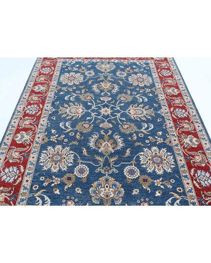 Ziegler 5' 6" X 8' 2" Hand Knotted Wool Rug 5' 6" X 8' 2" (168 X 249) / Red / Wool
