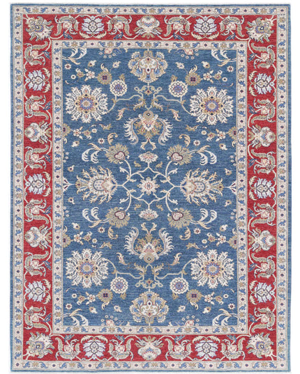 Ziegler 5' 6" X 8' 2" Hand Knotted Wool Rug 5' 6" X 8' 2" (168 X 249) / Red / Wool