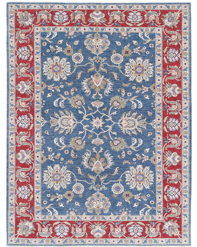 Ziegler 5' 6" X 8' 2" Hand Knotted Wool Rug 5' 6" X 8' 2" (168 X 249) / Red / Wool