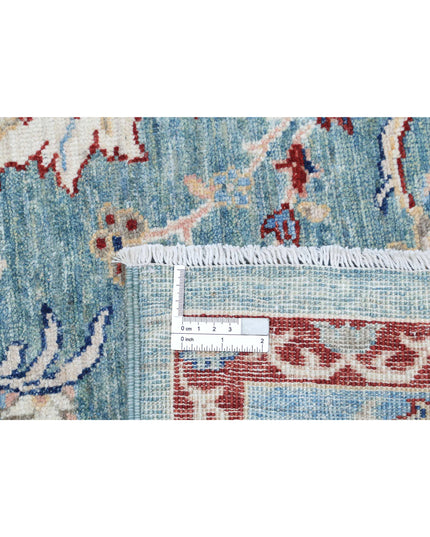 Ziegler 6' 4" X 6' 3" Hand Knotted Wool Rug 6' 4" X 6' 3" (193 X 191) / Green / Wool