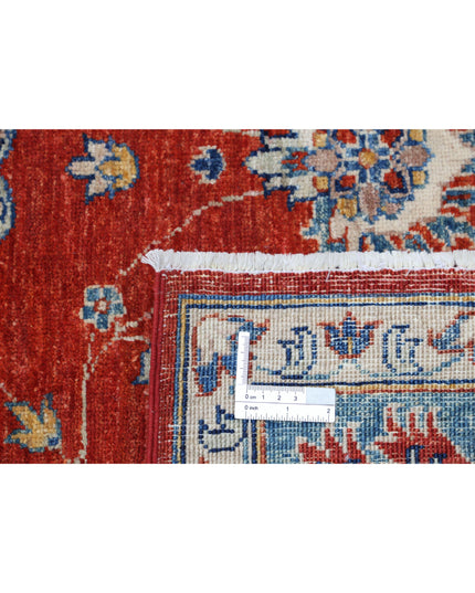 Ziegler 5' 5" X 7' 10" Hand Knotted Wool Rug 5' 5" X 7' 10" (165 X 239) / Red / Wool