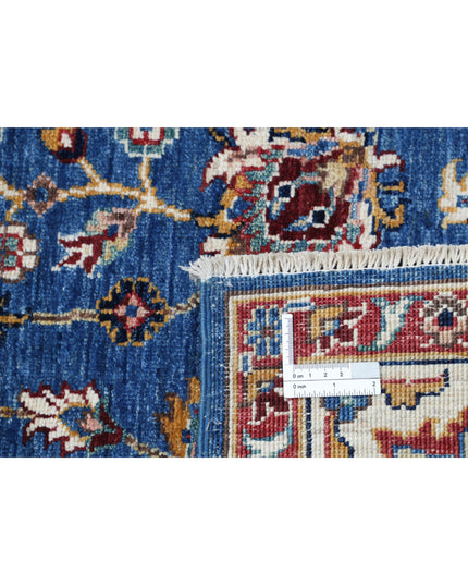 Ziegler 5' 6" X 7' 9" Hand Knotted Wool Rug 5' 6" X 7' 9" (168 X 236) / Blue / Wool