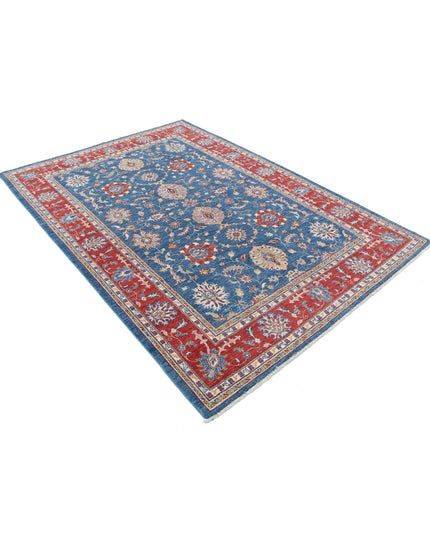 Ziegler 5' 7" X 7' 8" Hand Knotted Wool Rug 5' 7" X 7' 8" (170 X 234) / Blue / Wool