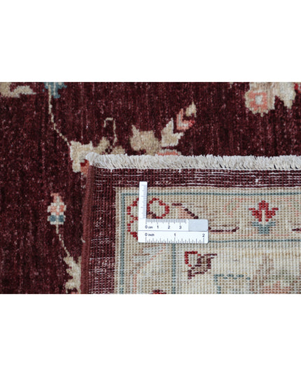 Ziegler 5' 7" X 7' 7" Hand Knotted Wool Rug 5' 7" X 7' 7" (170 X 231) / Burgundy / Wool