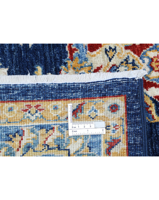 Ziegler 5' 8" X 7' 10" Hand Knotted Wool Rug 5' 8" X 7' 10" (173 X 239) / Blue / Wool