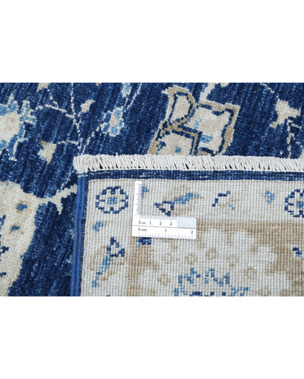 Ziegler 5' 6" X 7' 11" Hand Knotted Wool Rug 5' 6" X 7' 11" (168 X 241) / Blue / Wool