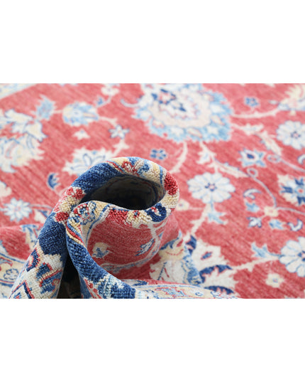 Ziegler 6' 8" X 9' 8" Hand Knotted Wool Rug 6' 8" X 9' 8" (203 X 295) / Red / Wool