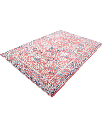 Ziegler 6' 0" X 8' 11" Hand Knotted Wool Rug 6' 0" X 8' 11" (183 X 272) / Red / Wool