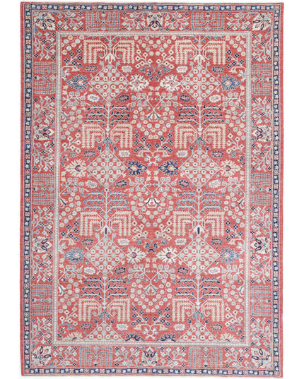 Ziegler 6' 0" X 8' 11" Hand Knotted Wool Rug 6' 0" X 8' 11" (183 X 272) / Red / Wool