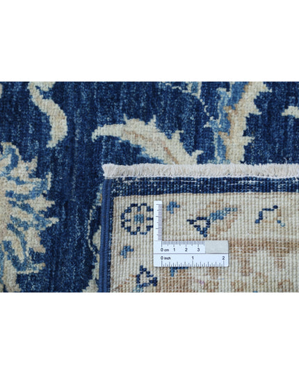 Ziegler 5' 8" X 7' 6" Hand Knotted Wool Rug 5' 8" X 7' 6" (173 X 229) / Blue / Wool