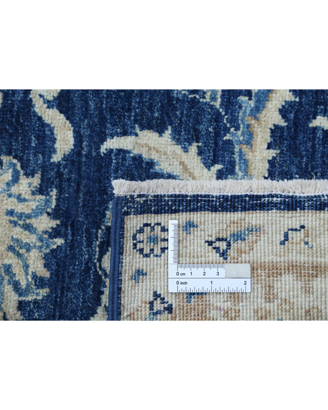 Ziegler 5' 8" X 7' 6" Hand Knotted Wool Rug 5' 8" X 7' 6" (173 X 229) / Blue / Wool