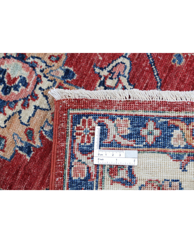 Ziegler 5' 4" X 8' 0" Hand Knotted Wool Rug 5' 4" X 8' 0" (162 X 244) / Red / Wool