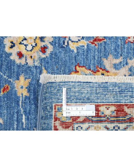 Ziegler 5' 7" X 7' 10" Hand Knotted Wool Rug 5' 7" X 7' 10" (170 X 239) / Blue / Wool