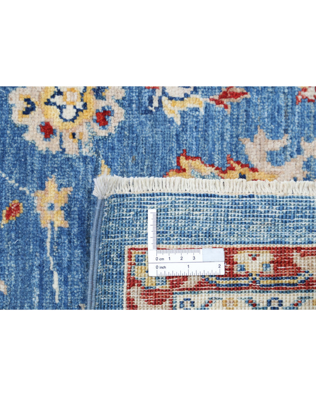 Ziegler 5' 7" X 7' 10" Hand Knotted Wool Rug 5' 7" X 7' 10" (170 X 239) / Blue / Wool