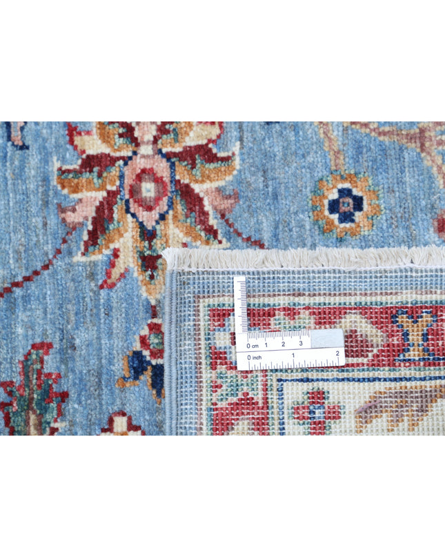 Ziegler 5' 9" X 7' 9" Hand Knotted Wool Rug 5' 9" X 7' 9" (175 X 236) / Blue / Wool