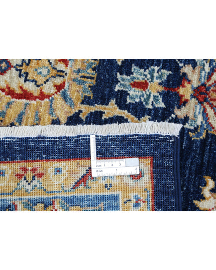 Ziegler 5' 6" X 8' 1" Hand Knotted Wool Rug 5' 6" X 8' 1" (168 X 246) / Blue / Wool