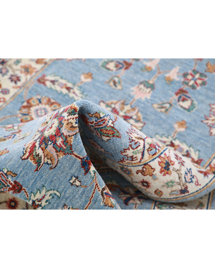Ziegler 2' 8" X 9' 9" Hand Knotted Wool Rug 2' 8" X 9' 9" (81 X 297) / Blue / Wool