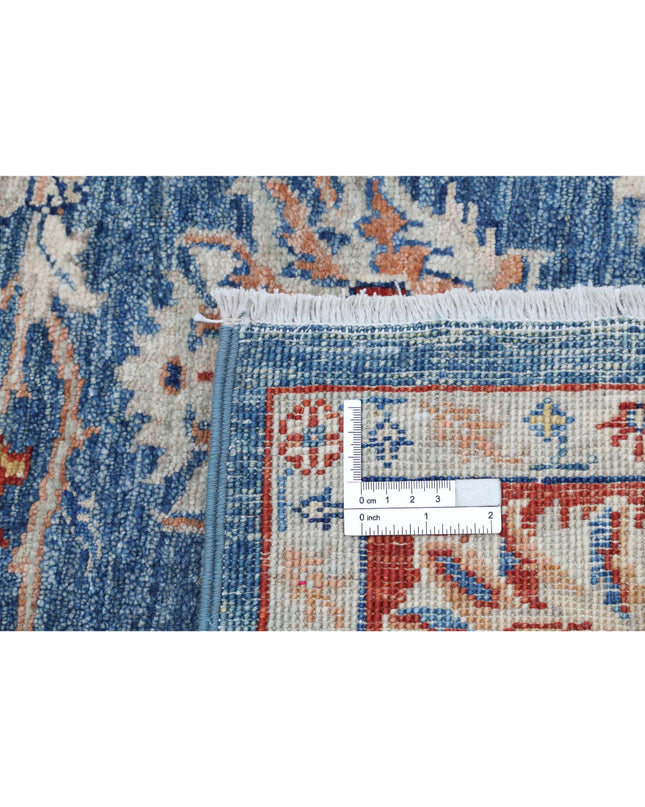 Ziegler 5' 1" X 6' 5" Hand Knotted Wool Rug 5' 1" X 6' 5" (155 X 196) / Blue / Wool