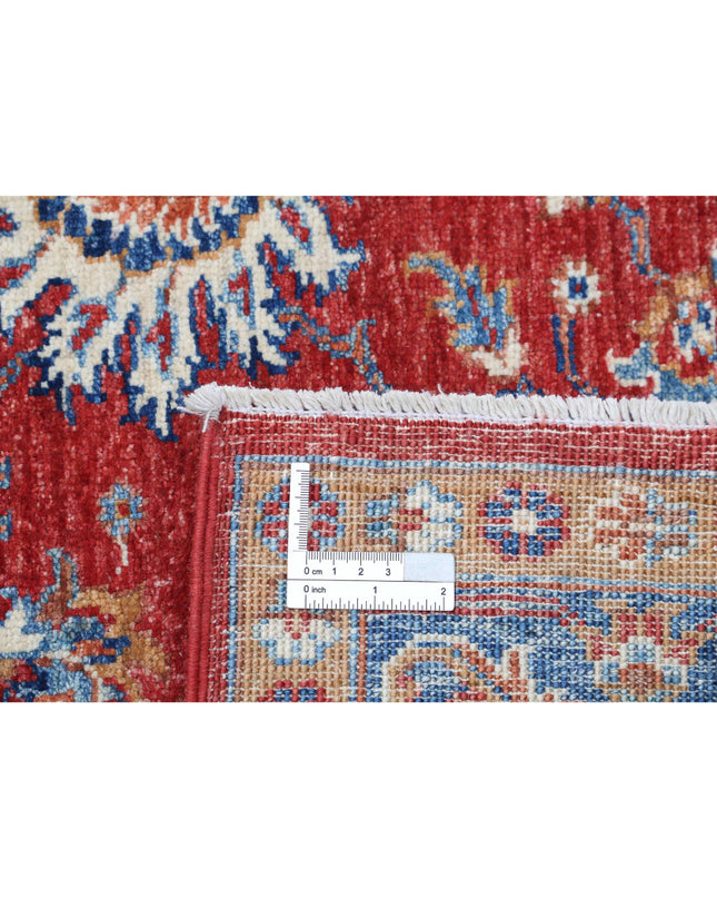 Ziegler 4' 9" X 6' 7" Hand Knotted Wool Rug 4' 9" X 6' 7" (145 X 201) / Red / Wool