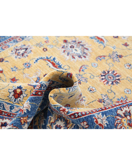 Ziegler 4' 11" X 6' 10" Hand Knotted Wool Rug 4' 11" X 6' 10" (150 X 208) / Gold / Wool