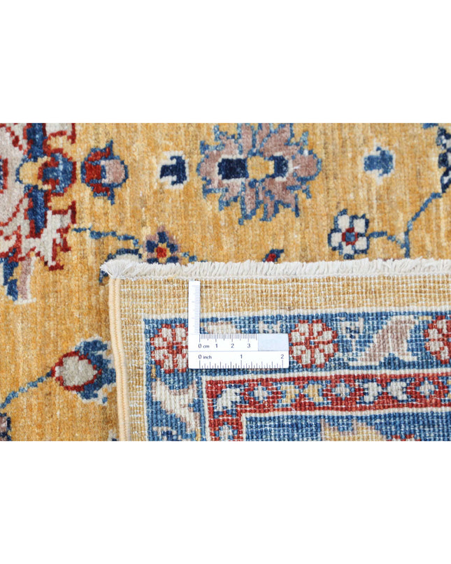 Ziegler 4' 11" X 6' 10" Hand Knotted Wool Rug 4' 11" X 6' 10" (150 X 208) / Gold / Wool