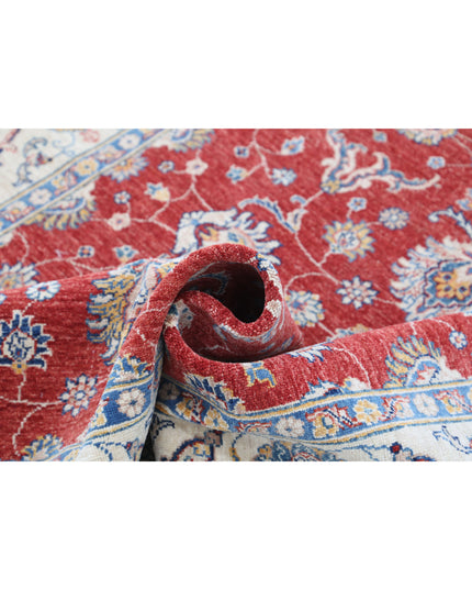 Ziegler 4' 11" X 6' 7" Hand Knotted Wool Rug 4' 11" X 6' 7" (150 X 201) / Red / Wool