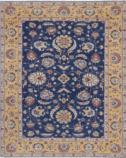 Ziegler 4' 11" X 6' 0" Hand Knotted Wool Rug 4' 11" X 6' 0" (150 X 183) / Blue / Wool