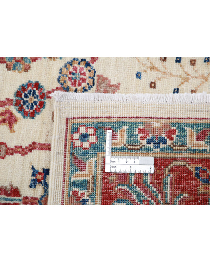 Ziegler 4' 10" X 6' 5" Hand Knotted Wool Rug 4' 10" X 6' 5" (147 X 196) / Ivory / Wool