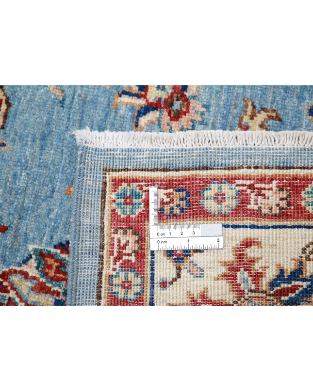 Ziegler 5' 0" X 6' 4" Hand Knotted Wool Rug 5' 0" X 6' 4" (152 X 193) / Blue / Wool