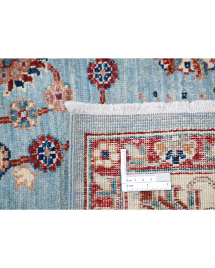 Ziegler 4' 10" X 6' 6" Hand Knotted Wool Rug 4' 10" X 6' 6" (147 X 198) / Blue / Wool