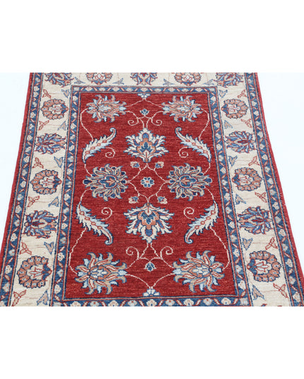 Ziegler 2' 8" X 3' 10" Hand Knotted Wool Rug 2' 8" X 3' 10" (81 X 117) / Red / Wool