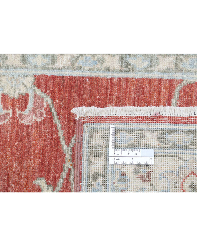 Ziegler 2' 8" X 9' 7" Hand Knotted Wool Rug 2' 8" X 9' 7" (81 X 292) / Red / Wool